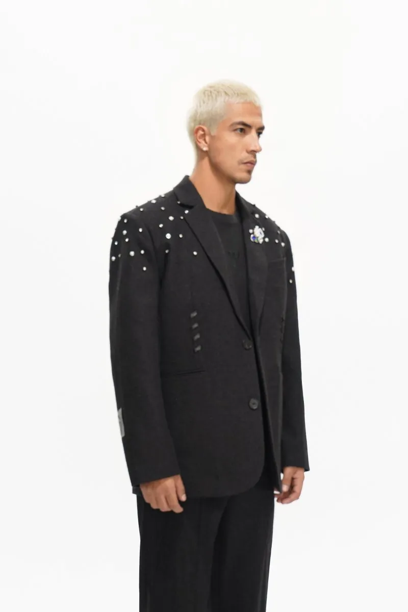 Blazer Suit Jacket Black sold by valabasas product image thumbnail 5