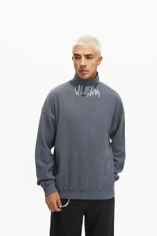 Confined Turtleneck Blue made by valabasas