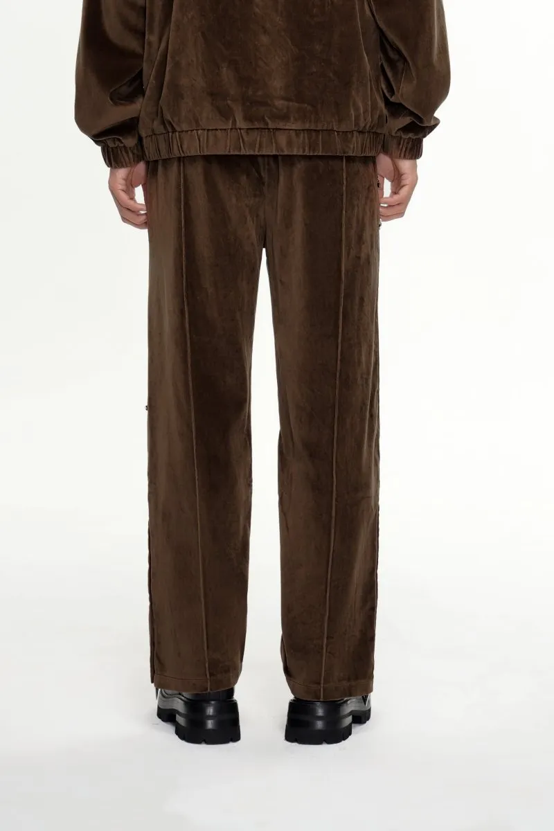Dahlia Velour Pants Brown sold by valabasas product image thumbnail 3