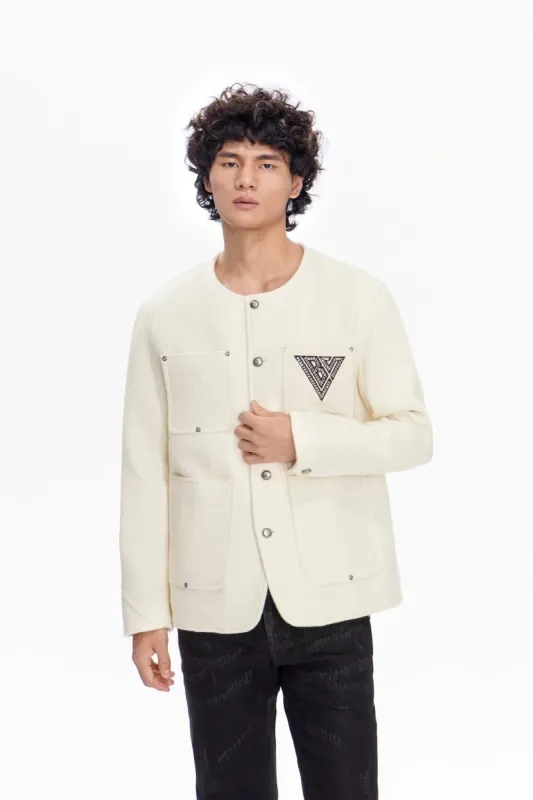 Atelier Woven Cream Jacket made by valabasas