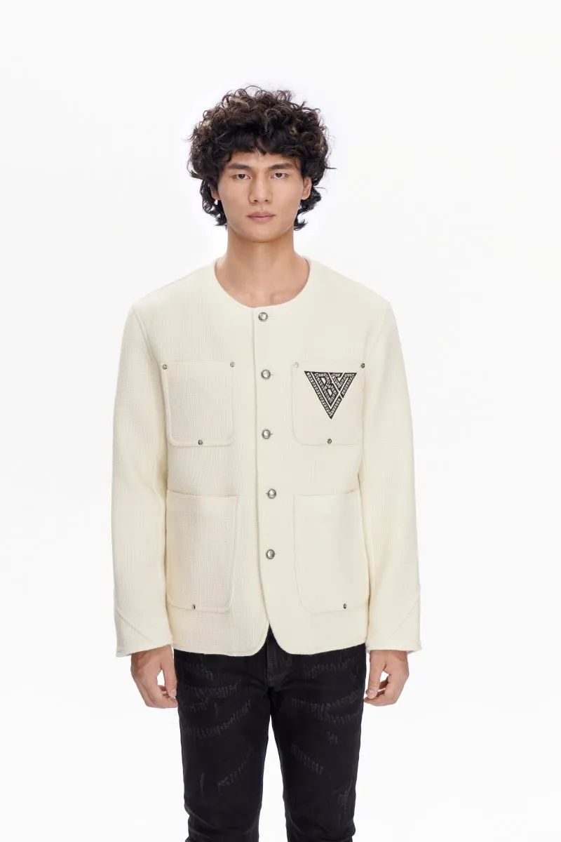 Atelier Woven Cream Jacket sold by valabasas product image thumbnail 2