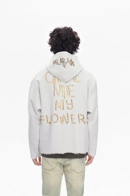 Hand It Hoodie Light Grey sold by valabasas