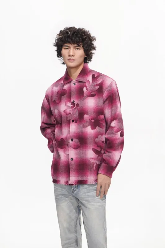 Harvest Pink Button Down made by valabasas