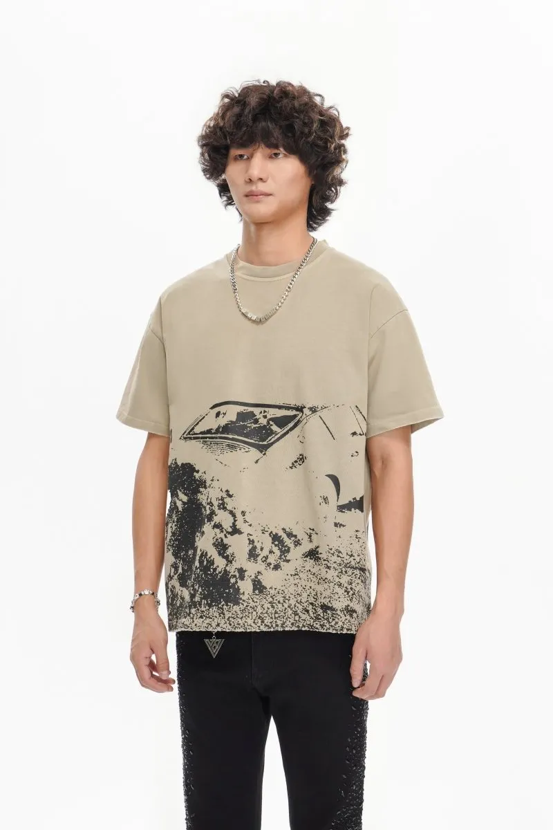Victim Tee Khaki sold by valabasas product image thumbnail 5