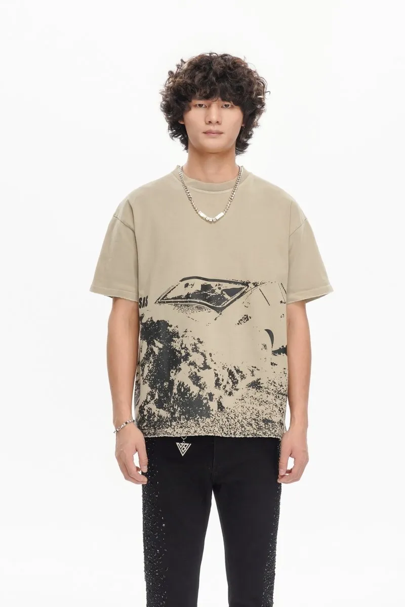 Victim Tee Khaki sold by valabasas product image thumbnail 4