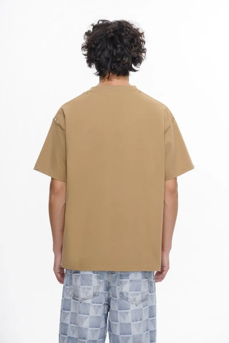Standard Gemstone Tee Khaki sold by valabasas product image thumbnail 3