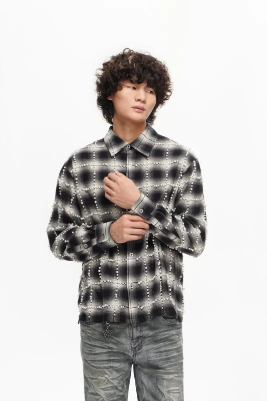 Routine Black Button Down sold by valabasas