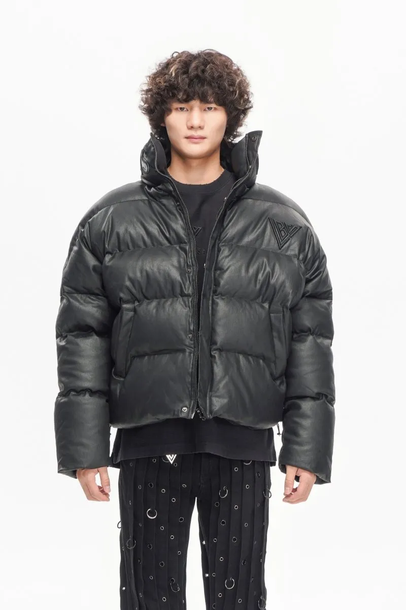 Mr. Puffer Denim Jacket – Waxed Black sold by valabasas product image thumbnail 3
