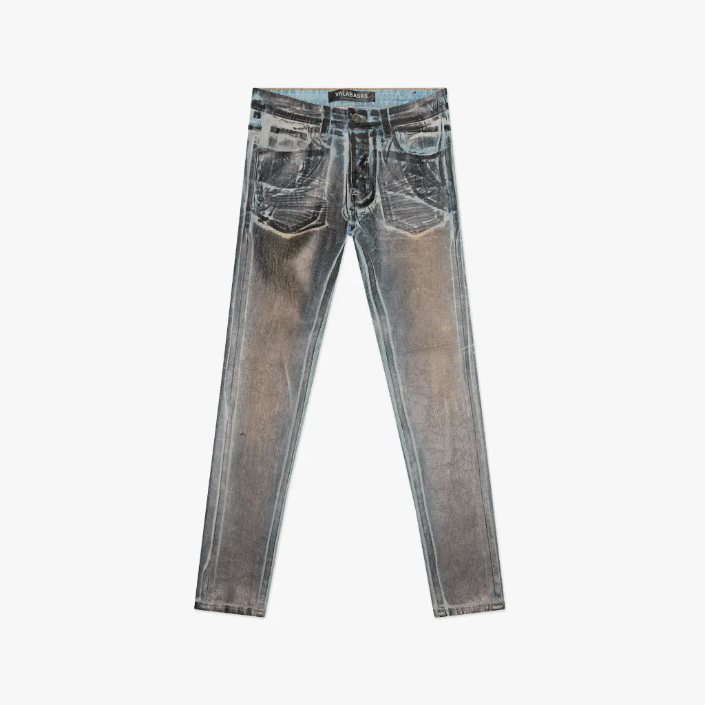 Mr.Flex Skinny Blue Tan Waxed sold by valabasas