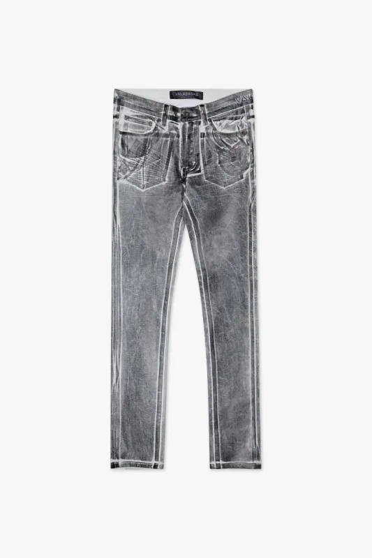 Mr.Flex Skinny White Black Waxed made by valabasas