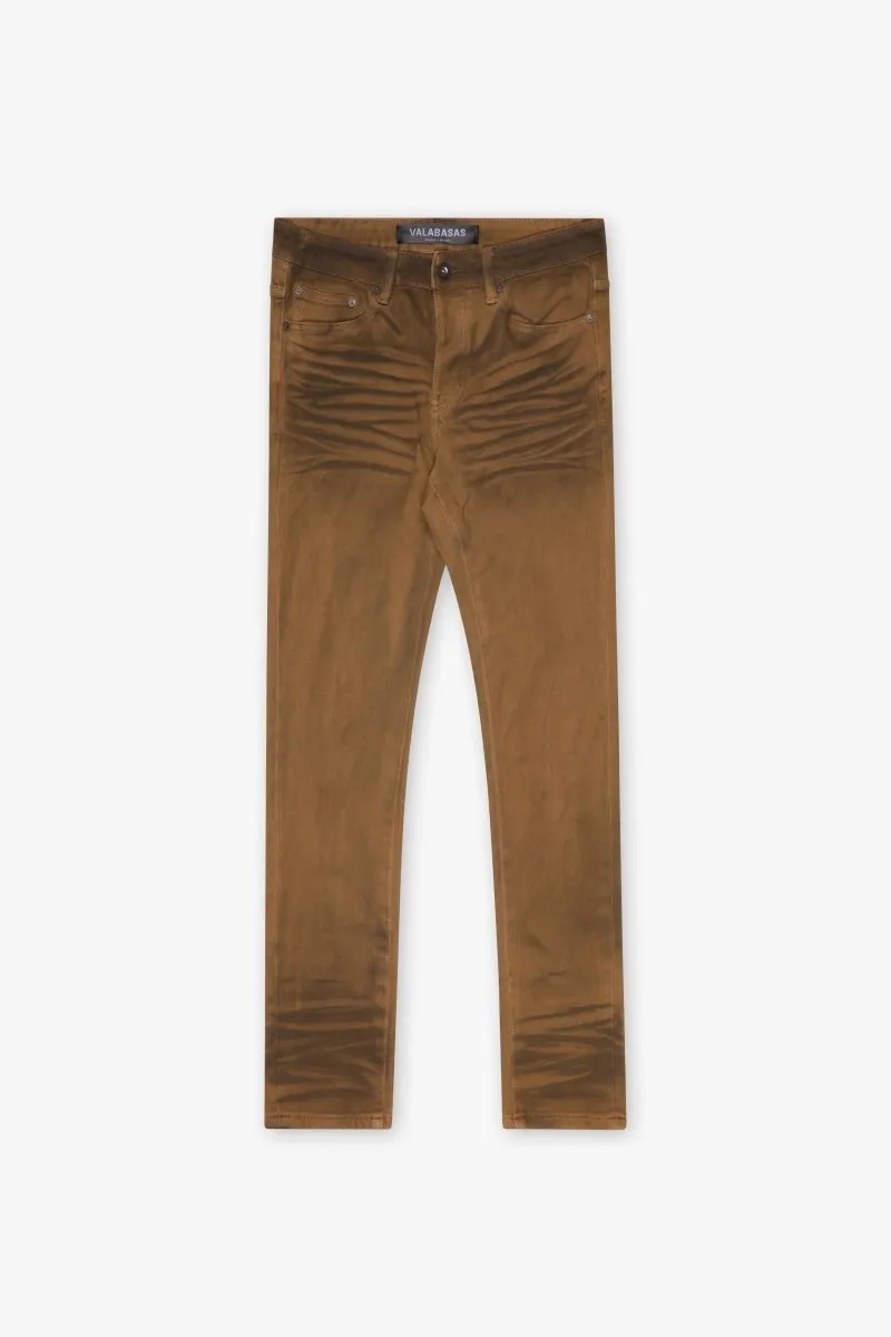 Mr.Flex Skinny Dark Brown Wash sold by valabasas