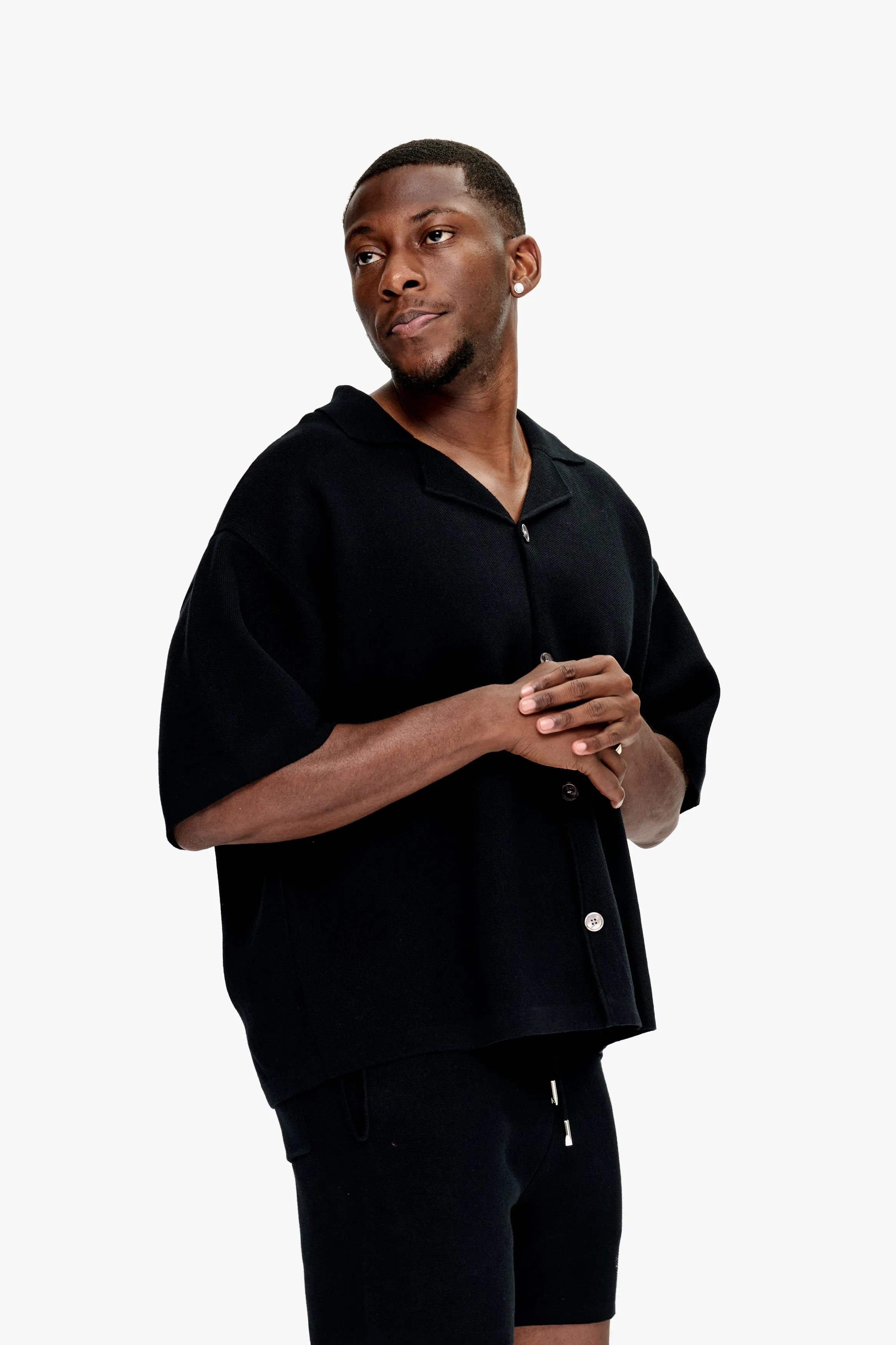 Dealbreaker Button Down Black sold by valabasas