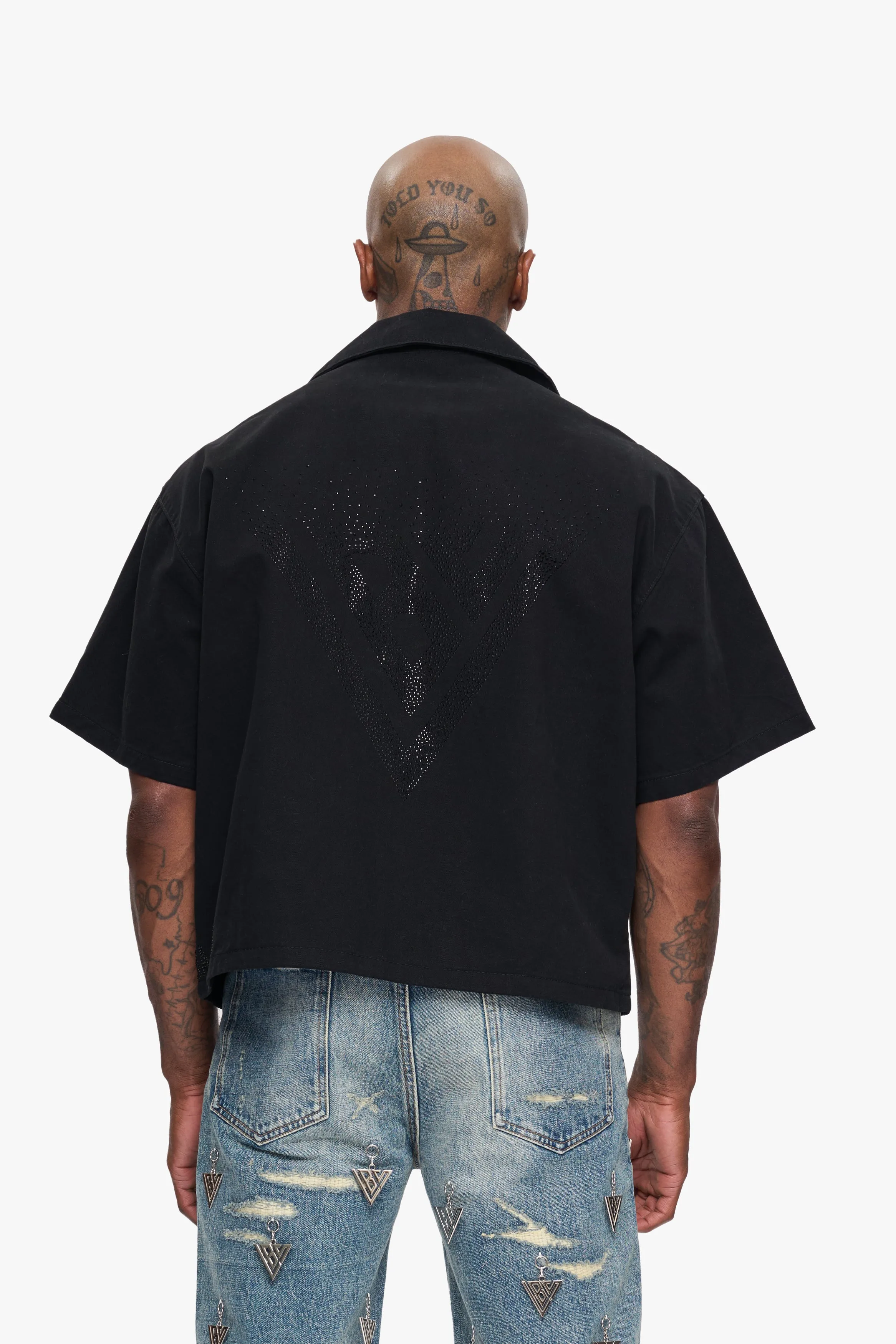 Shine Button Down Black sold by valabasas product image thumbnail 4