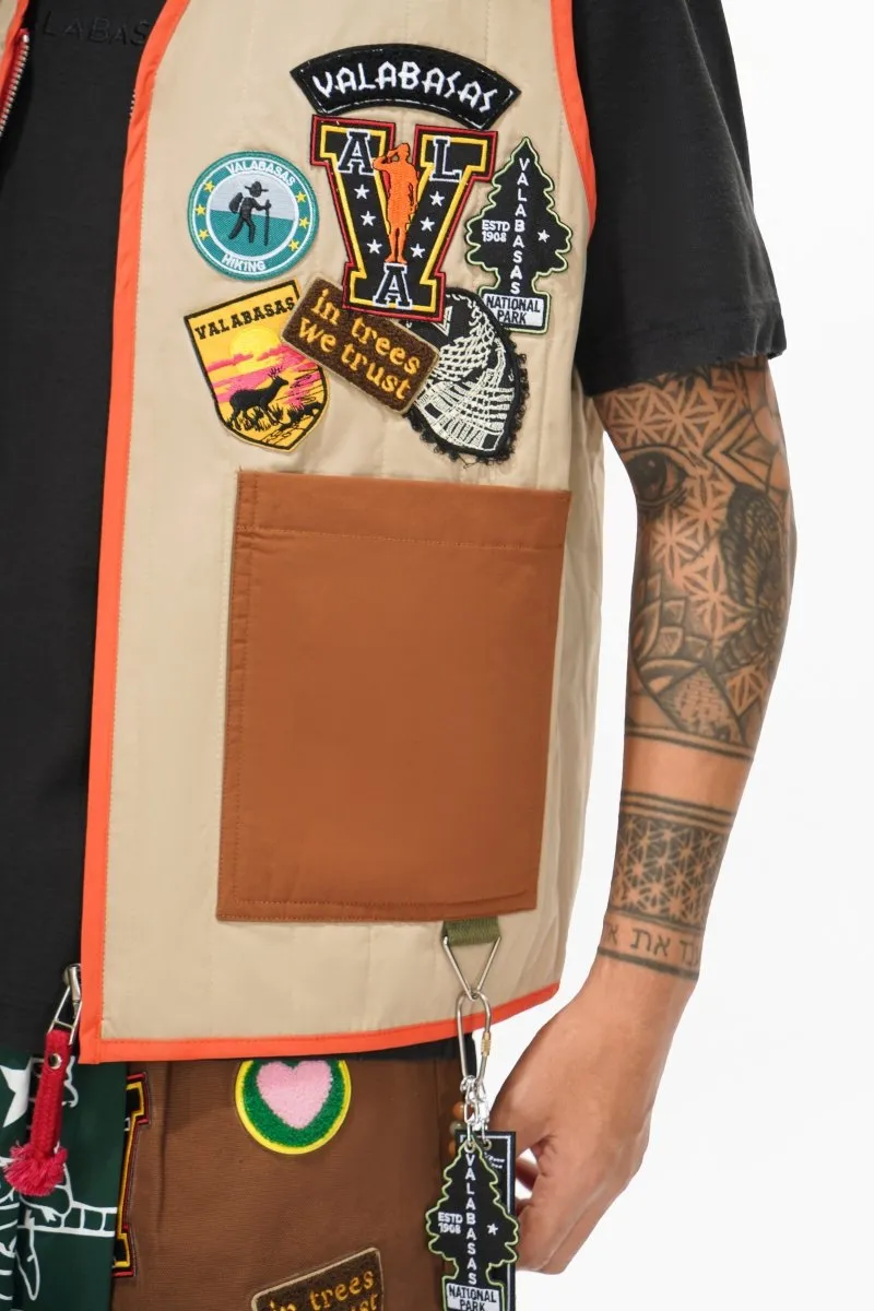 Lantern Tan Vest sold by valabasas product image thumbnail 2