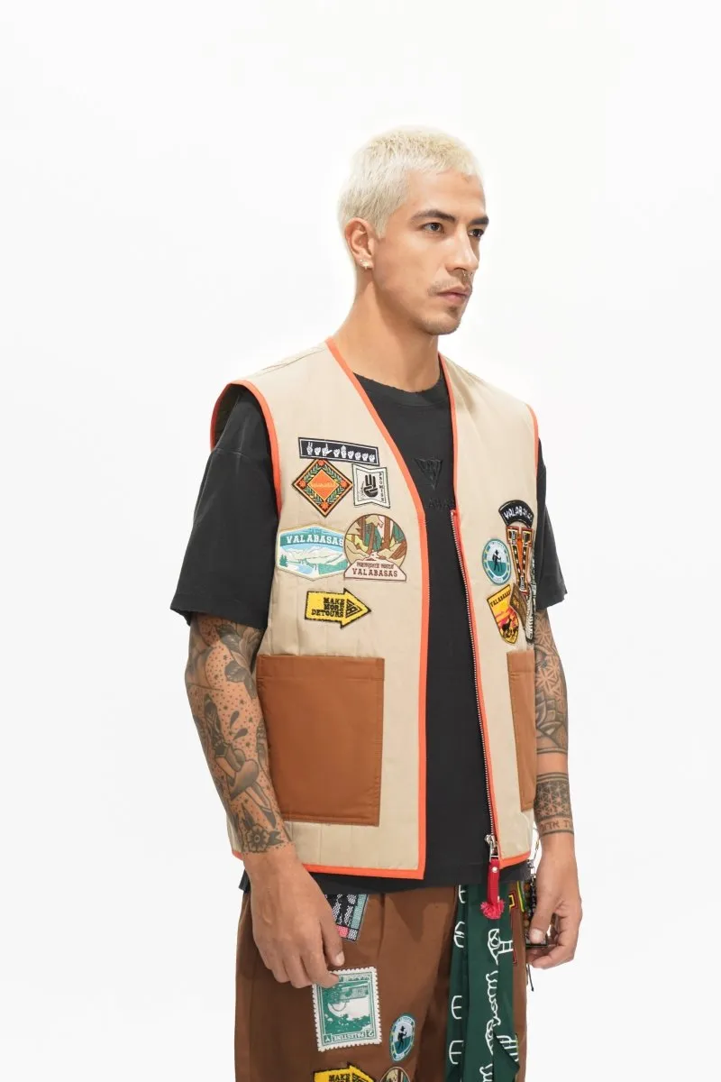 Lantern Tan Vest sold by valabasas product image thumbnail 4