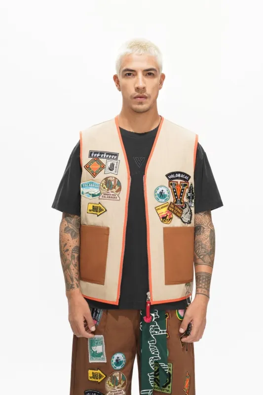 Lantern Tan Vest sold by valabasas