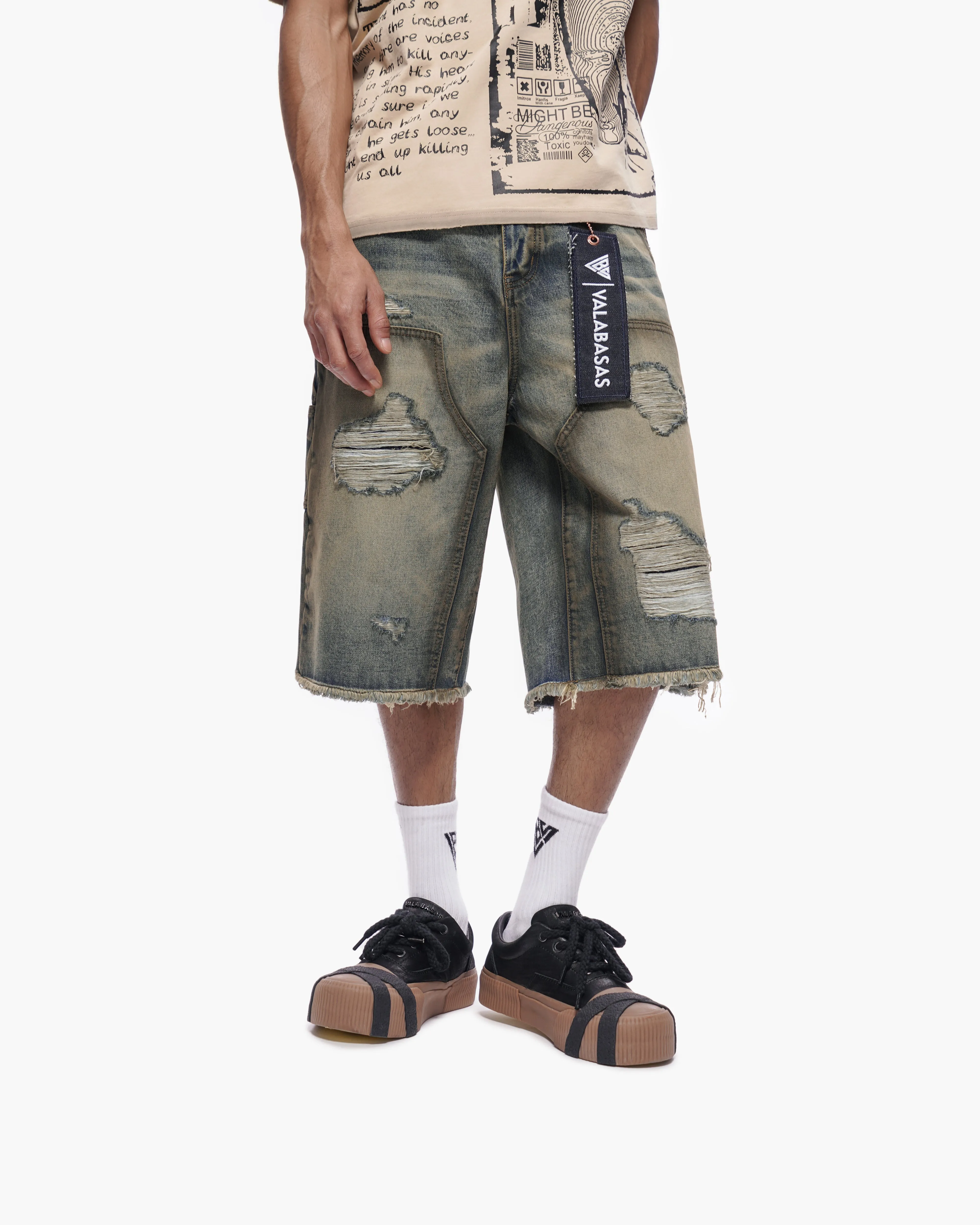 Revolt Dirty Vintage Washed Jorts sold by valabasas product image thumbnail 5