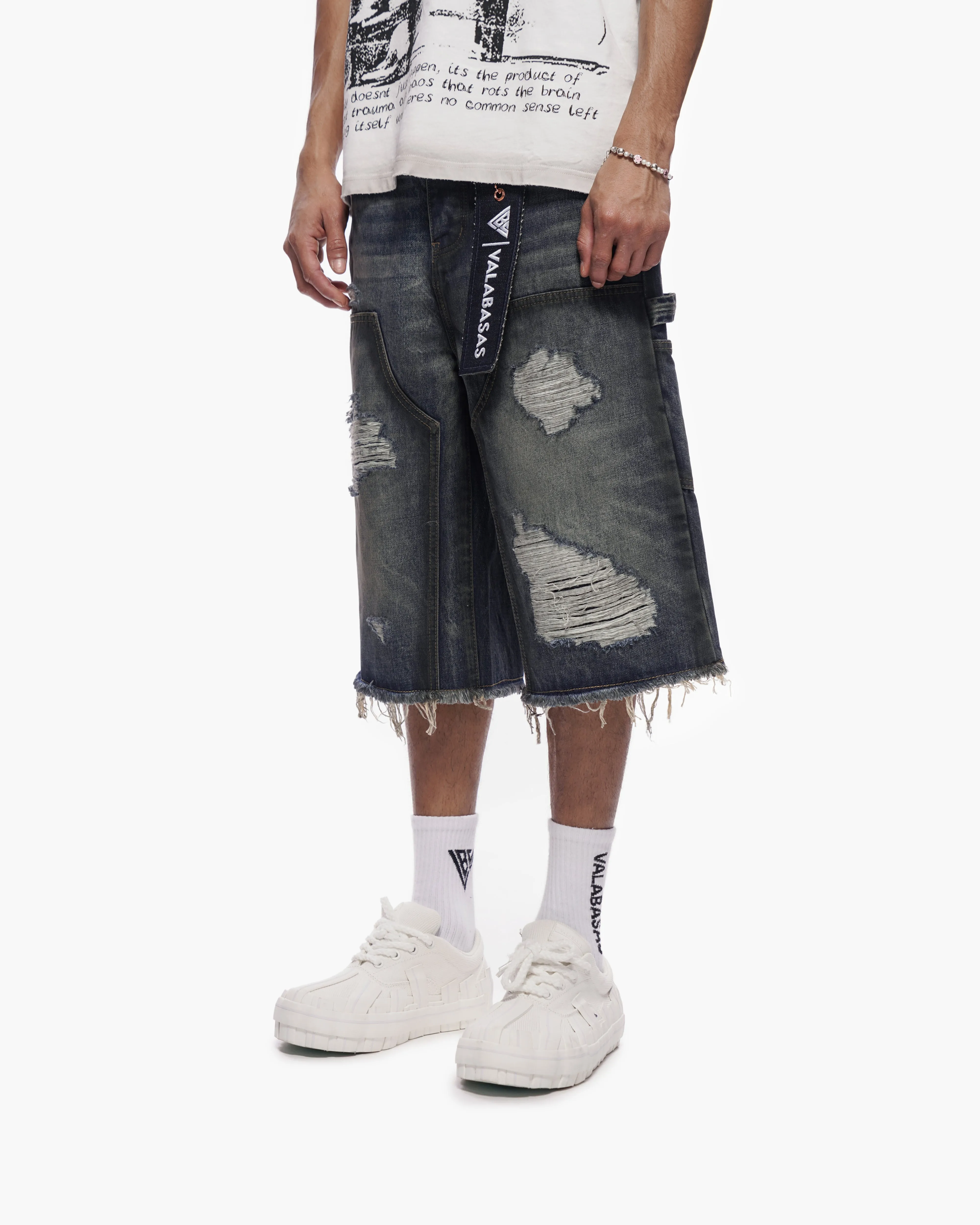 Revolt Dirty Blue Jorts sold by valabasas product image thumbnail 2