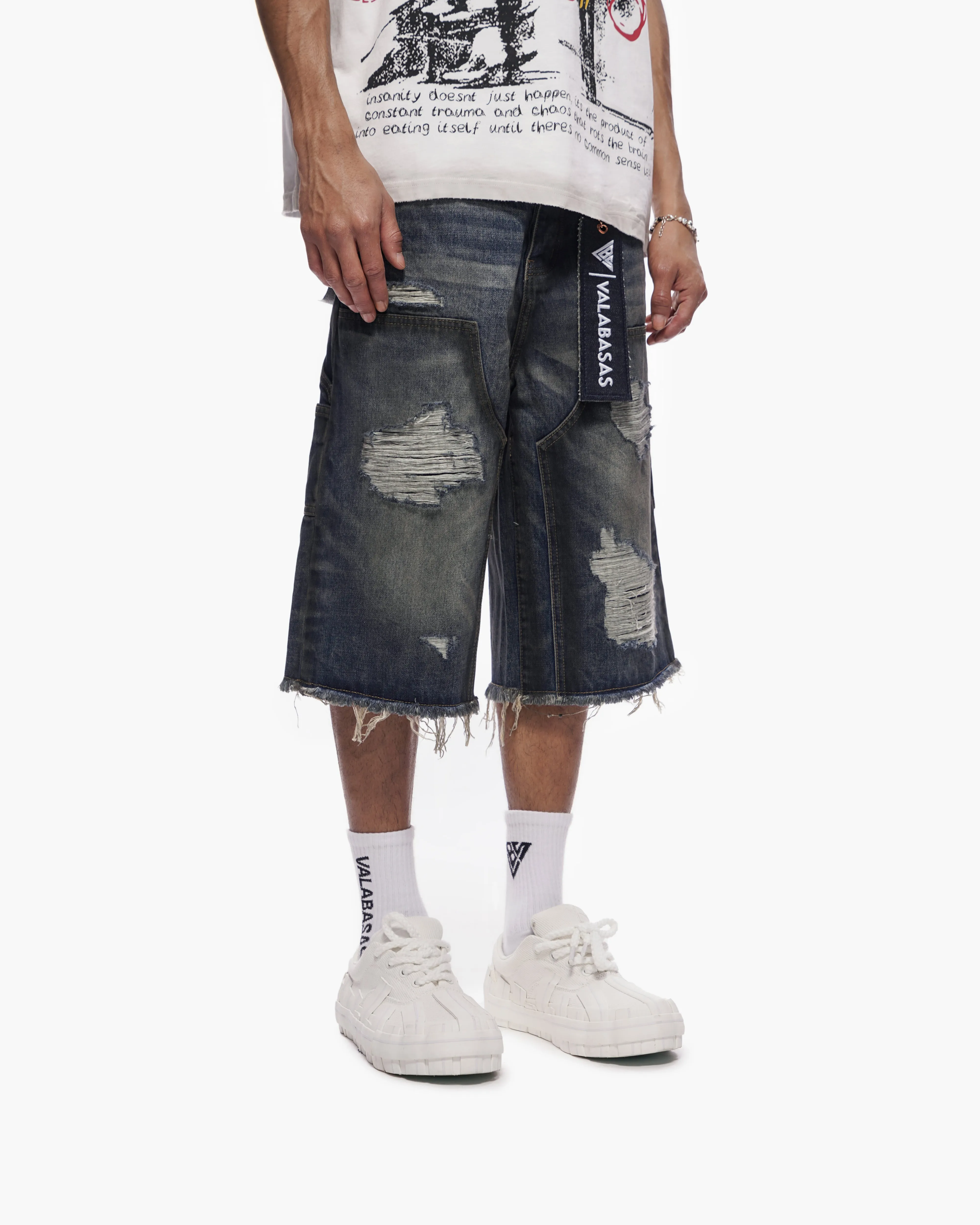 Revolt Dirty Blue Jorts sold by valabasas product image thumbnail 3