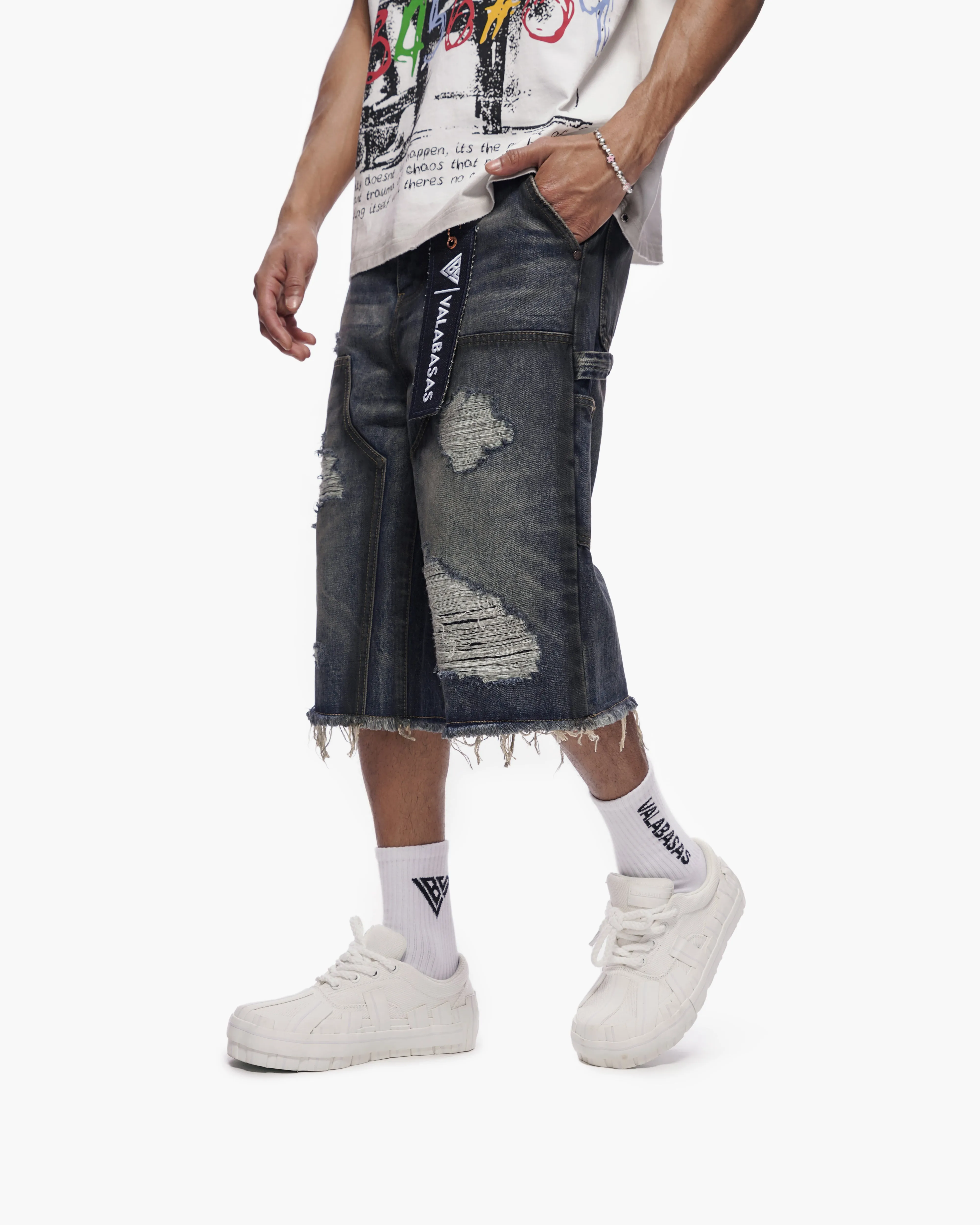 Revolt Dirty Blue Jorts sold by valabasas product image thumbnail 4