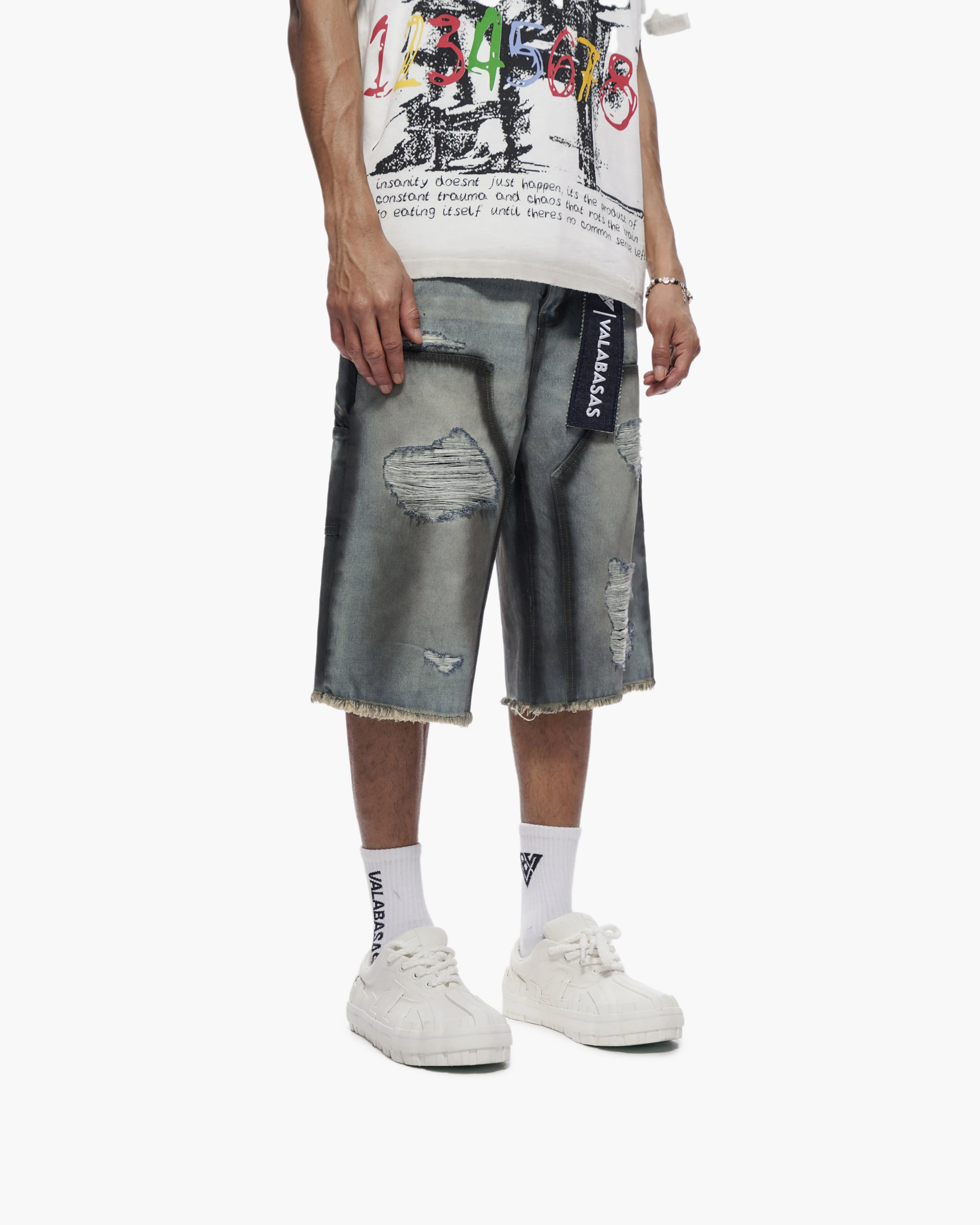 Revolt Dirty Lt. Blue Jorts sold by valabasas product image thumbnail 5