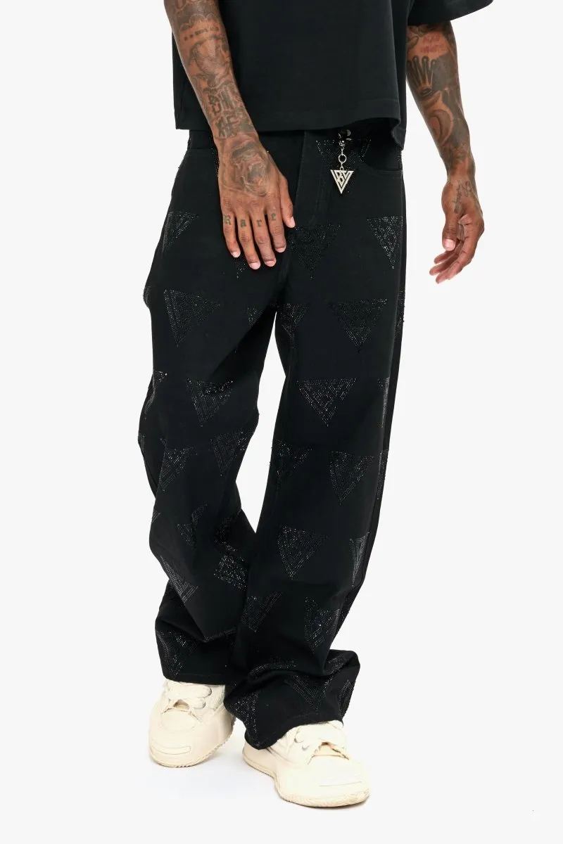 Showing Jet Black Baggy Jean sold by valabasas product image thumbnail 4