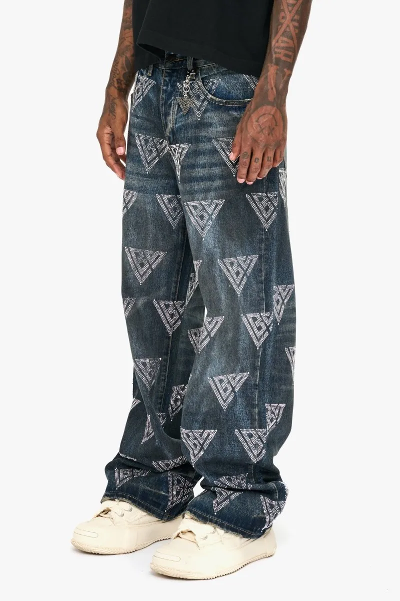 Showing Dark Blue Baggy Jean sold by valabasas product image thumbnail 2