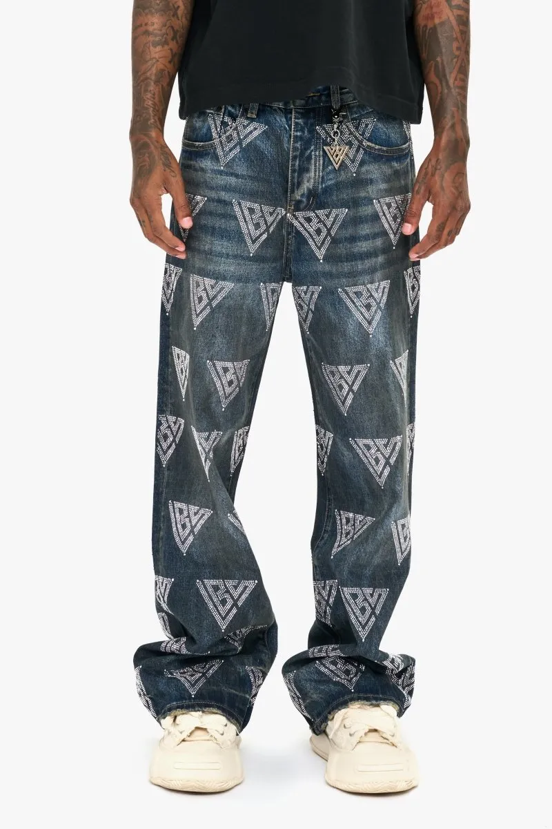 Showing Dark Blue Baggy Jean sold by valabasas product image thumbnail 3