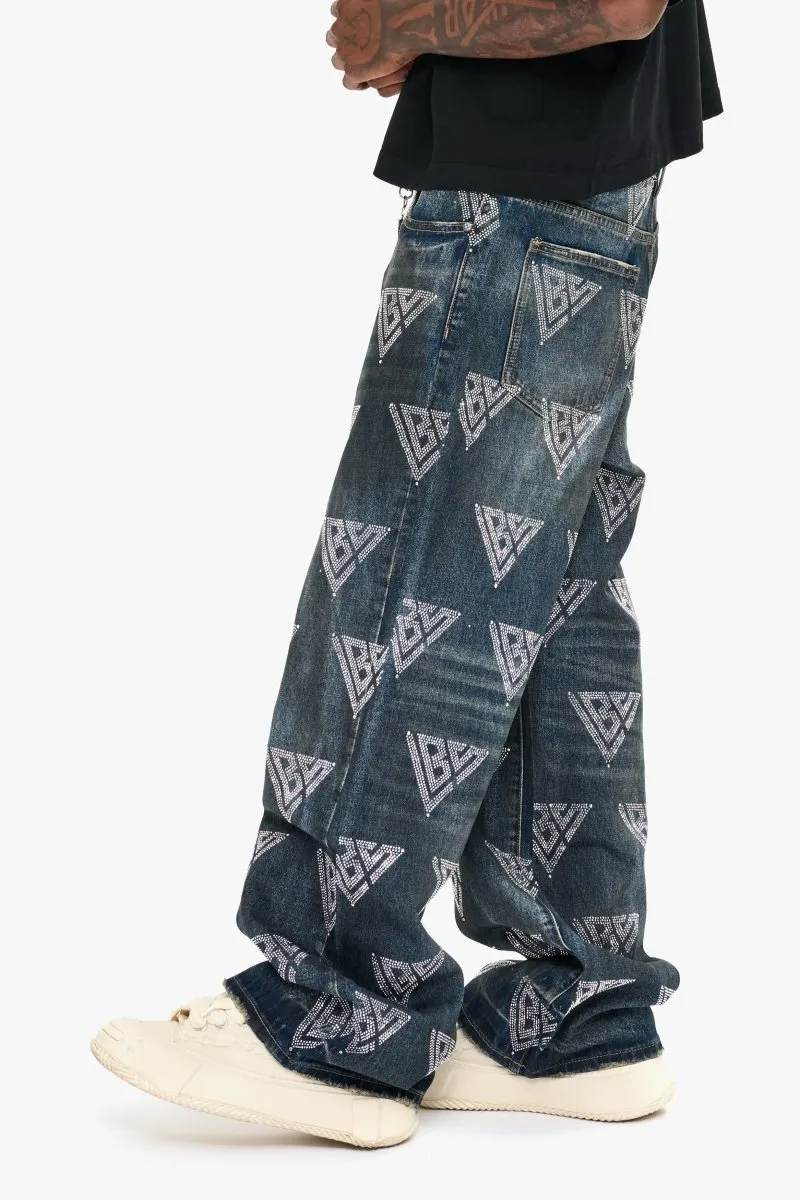 Showing Dark Blue Baggy Jean sold by valabasas product image thumbnail 5