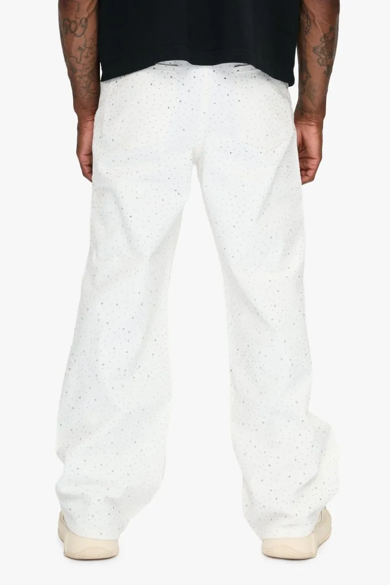 Convince White Baggy Jean sold by valabasas product image thumbnail 2