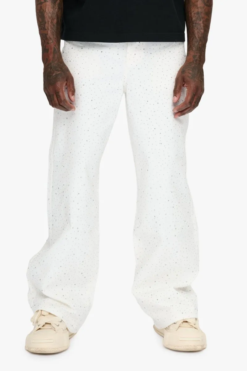 Convince White Baggy Jean sold by valabasas product image thumbnail 3