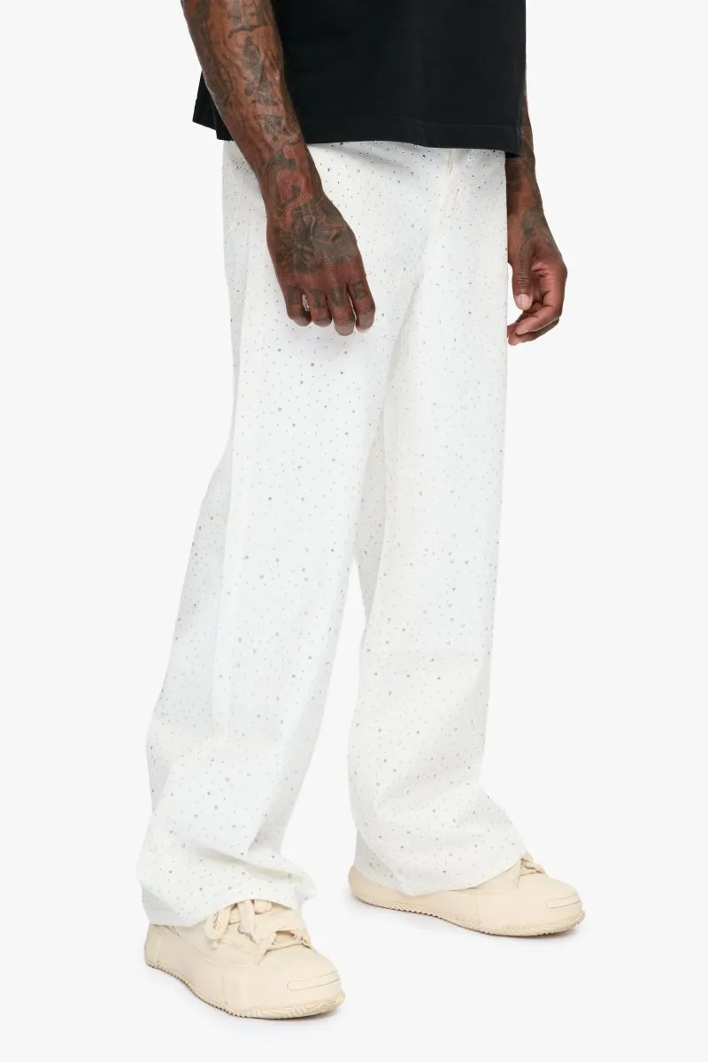 Convince White Baggy Jean sold by valabasas product image thumbnail 5