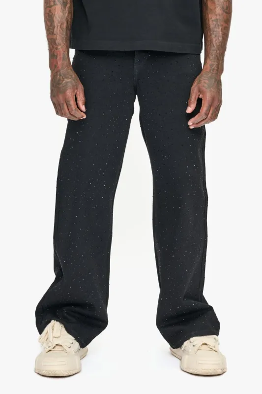 Convince Jet Black Baggy Jean made by valabasas