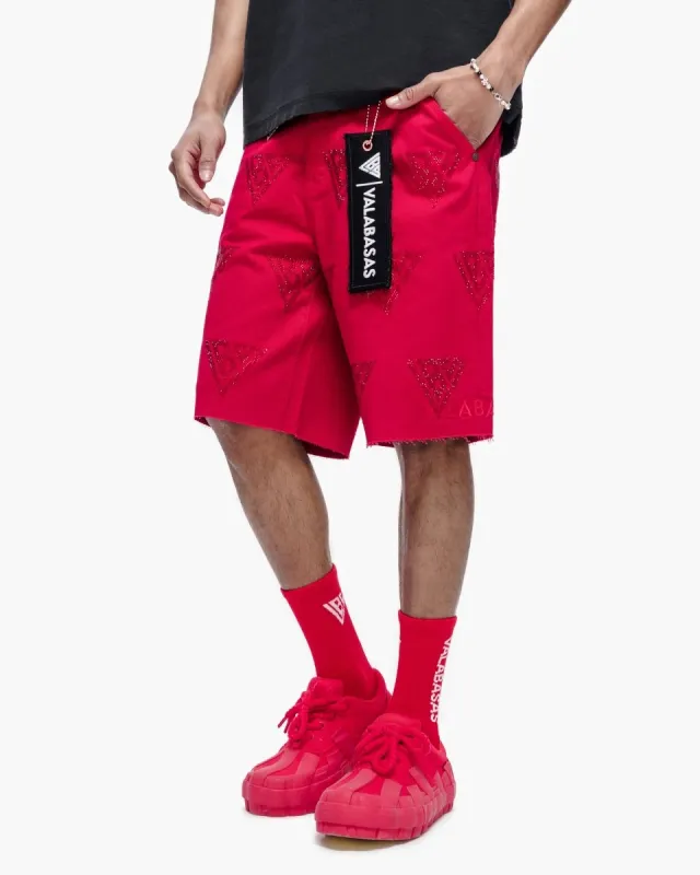 Palace Red Jorts made by valabasas