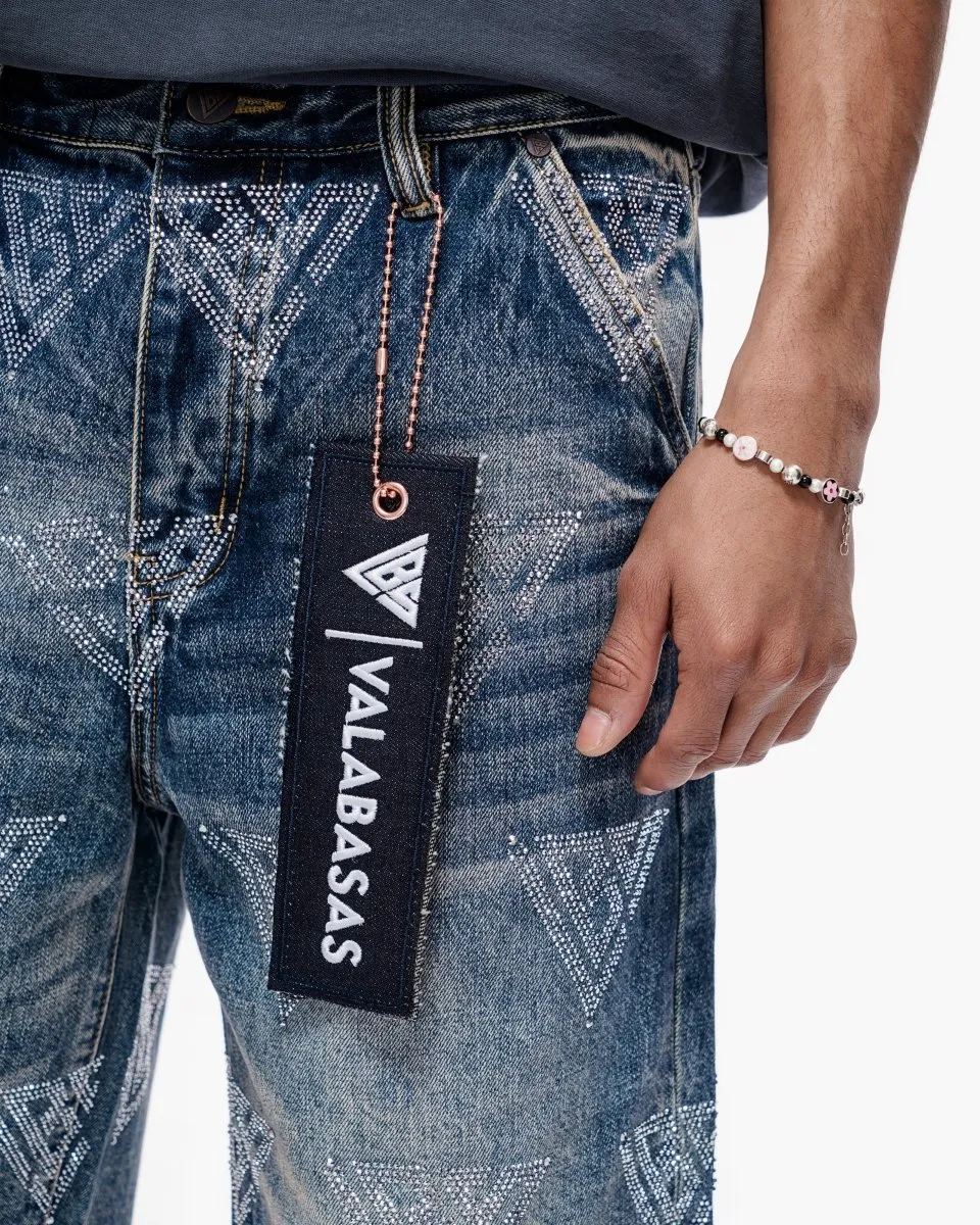 Palace Dark Blue Wash Shorts sold by valabasas product image thumbnail 2