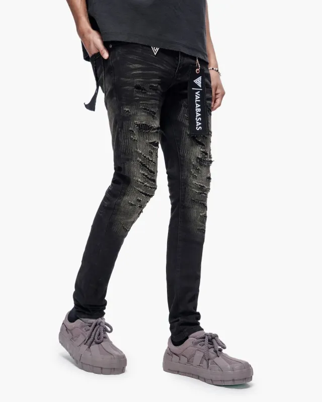 Repair Black Wash Skinny made by valabasas