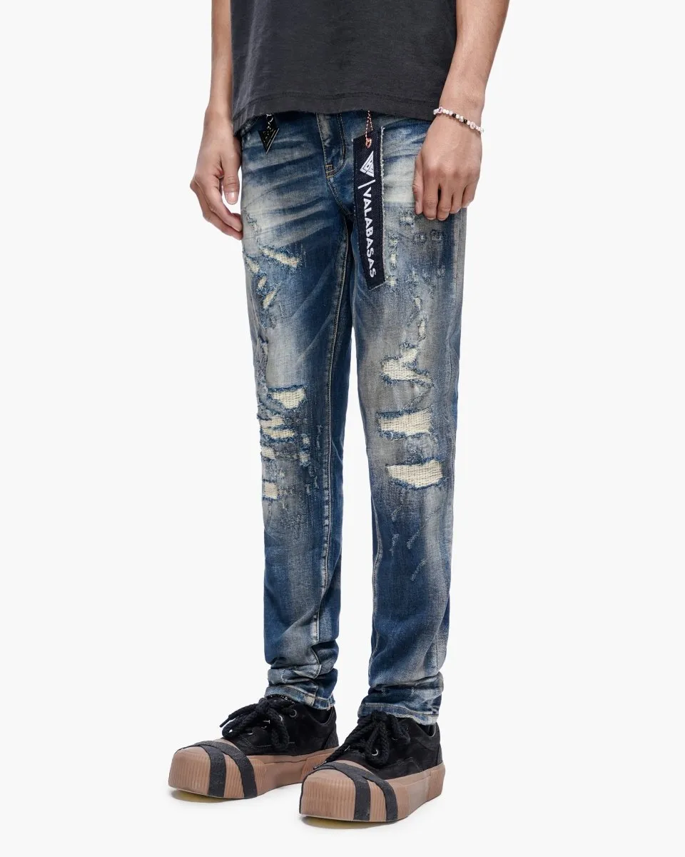 Leader Dark Blue Wash Skinny sold by valabasas product image thumbnail 5