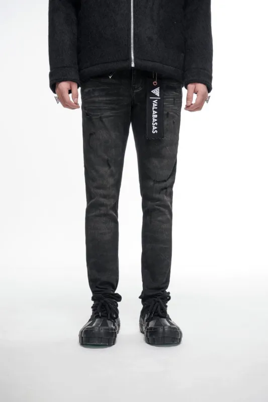 Greed Skinny Black Washed made by valabasas