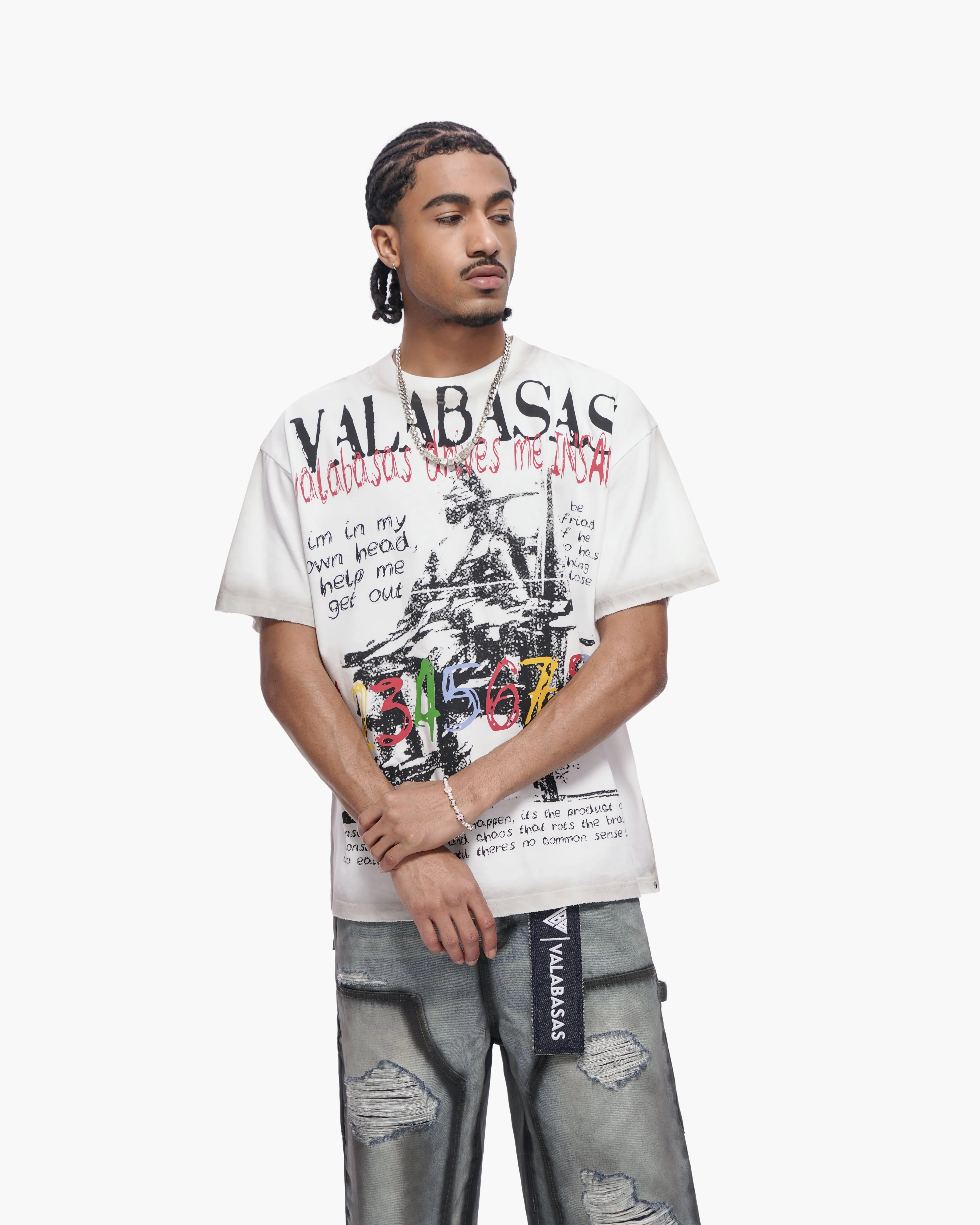 Insane Tee White sold by valabasas product image thumbnail 4