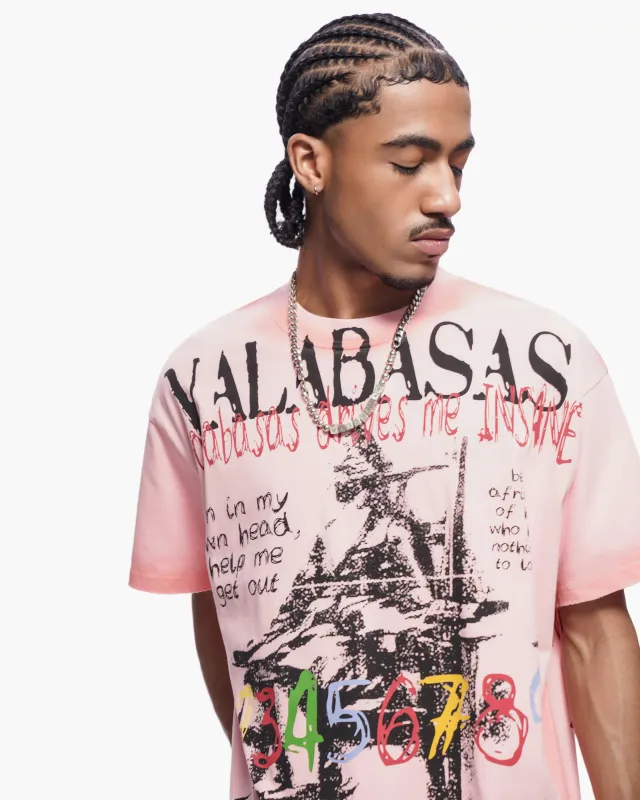 Insane Tee Pink made by valabasas