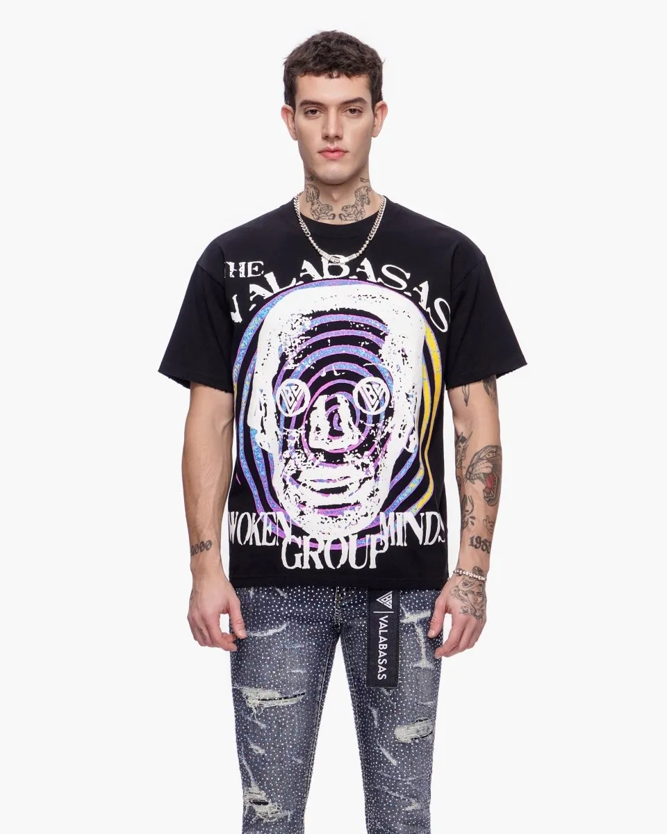 Awoken Minds Tee Black sold by valabasas product image thumbnail 3