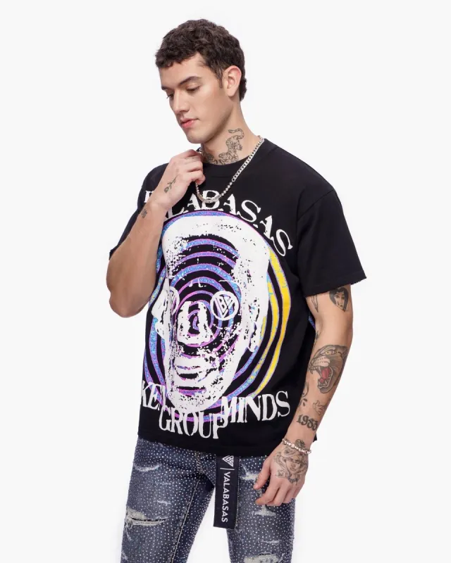 Awoken Minds Tee Black made by valabasas