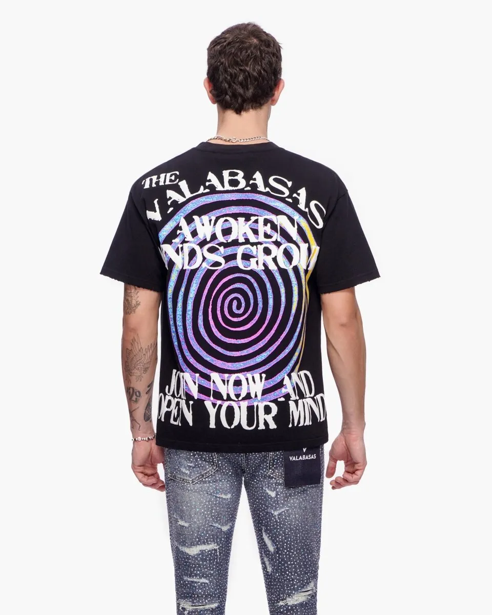 Awoken Minds Tee Black sold by valabasas product image thumbnail 2