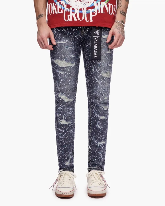 Stagger Skinny Dark Blue Wash made by valabasas
