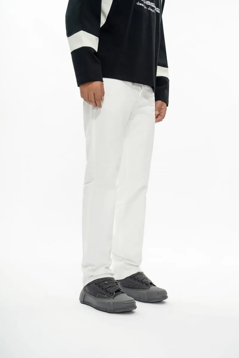 Different Straight Fit Jeans White sold by valabasas product image thumbnail 5