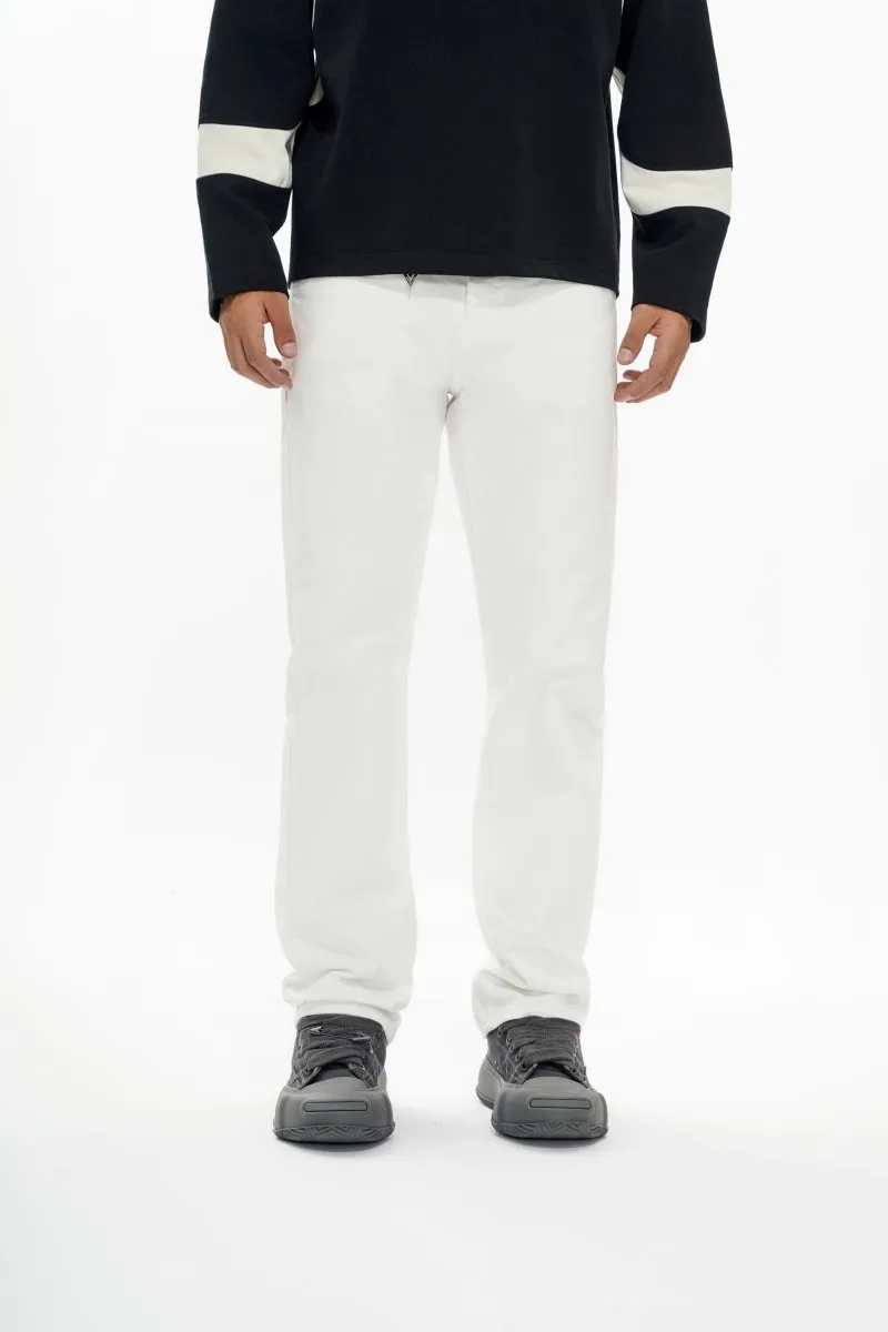Different Straight Fit Jeans White sold by valabasas product image thumbnail 2