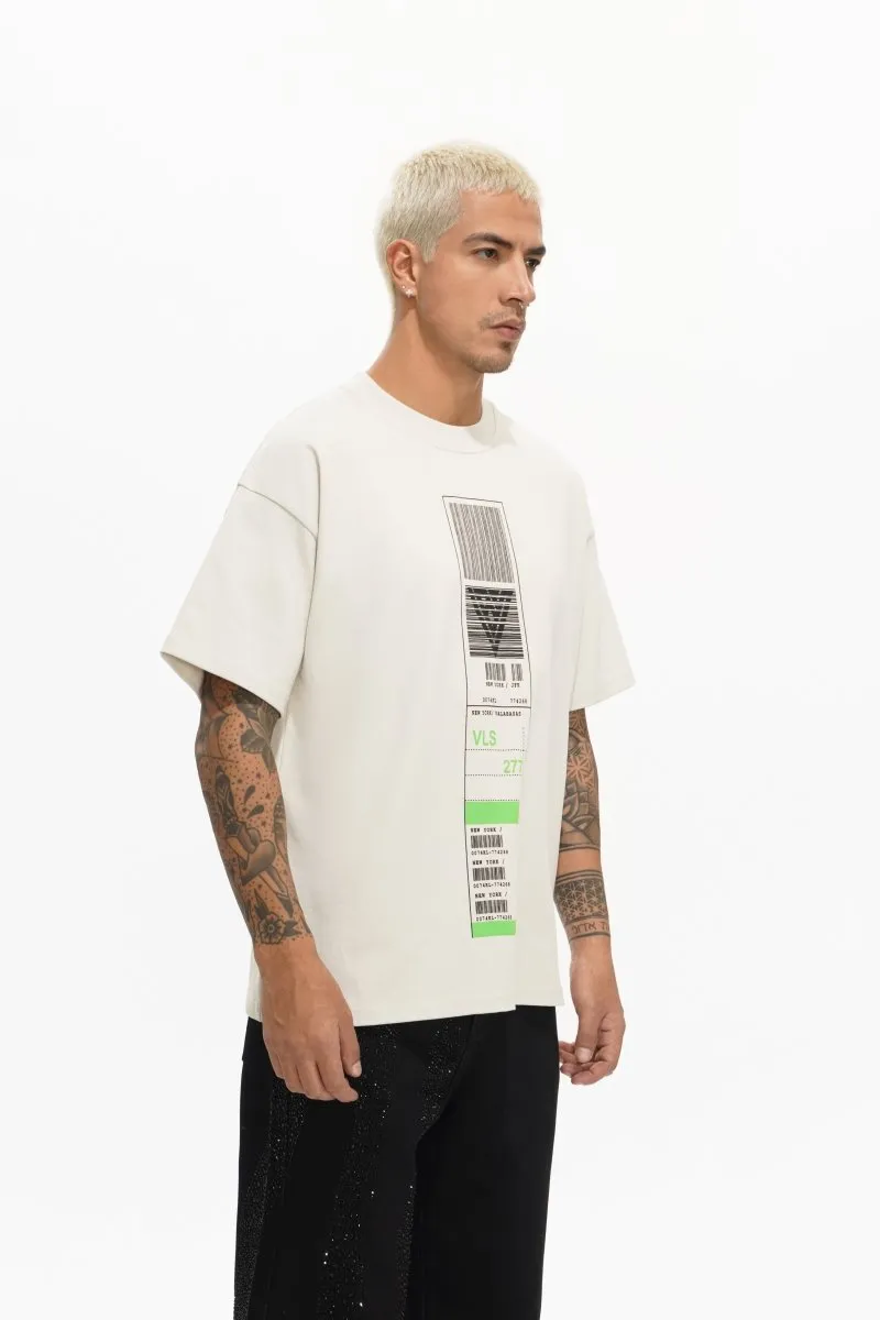 Baggage Claim Tee Cream sold by valabasas product image thumbnail 5