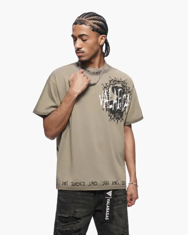 Escape Tee Grey made by valabasas