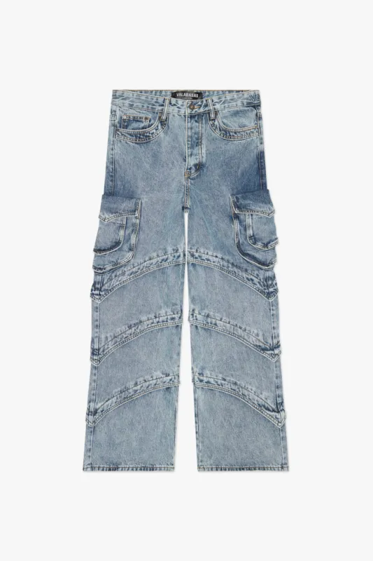 Rivet Baggy Blue Washed made by valabasas