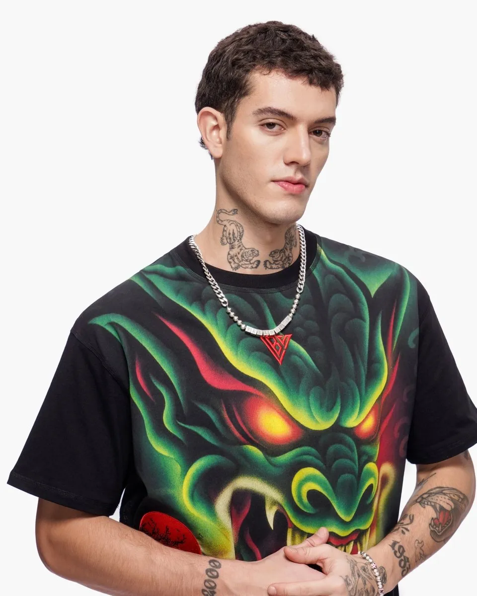 Night Serpent Tee Black sold by valabasas product image thumbnail 3